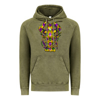 Vintage Olive mardi gras crawfish Vintage Hoodie - FaDigitalArtStudio