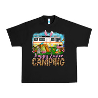 Black Happy Easter camping Urban Heavy Tee - OliviaCreatesArt