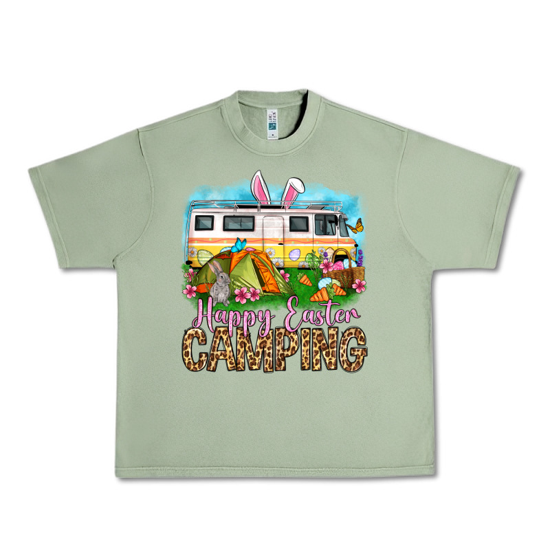 Happy Easter Camping Urban Heavy Tee by OliviaCreatesArt | Teevron