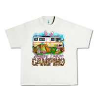 Pistachio Happy Easter camping Urban Heavy Tee - OliviaCreatesArt