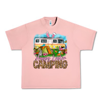 Salmon Happy Easter camping Urban Heavy Tee - OliviaCreatesArt