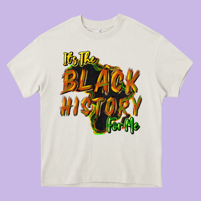 Its The Black History For Me Heavy Core Tee Designed By Nancycooperartshop