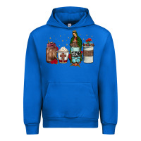 Cobalt our lady of guadalupe coffee Urban Hoodie - JahusDesignShop