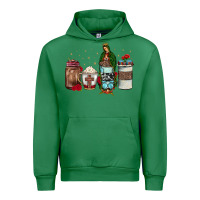 Emerald our lady of guadalupe coffee Urban Hoodie - JahusDesignShop