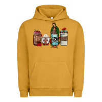 Pigment Peanut Butter our lady of guadalupe coffee Urban Hoodie - JahusDesignShop