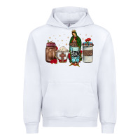 White our lady of guadalupe coffee Urban Hoodie - JahusDesignShop