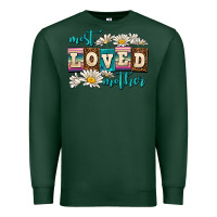 Sports Green most loved mother Premium Sweatshirt - AdoDesignShop