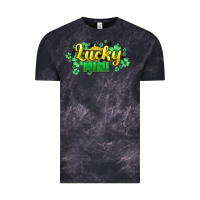 Cloud Black lucky mini st patricks Vintage Tee - HowdyJamesFarm