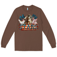 Chestnut Oh my stars farm animals Long Sleeve Tee - FaDigitalArtStudio