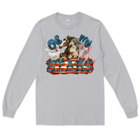 Moon Dust Oh my stars farm animals Long Sleeve Tee - FaDigitalArtStudio