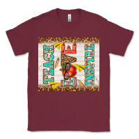 Burgundy teach love inspire Classic Tee - TumblerDesignByShophia