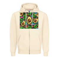 Sandshell avacado Zipper Hoodie - BarkalooDesign