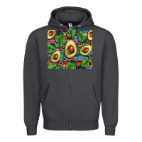 Smoke avacado Zipper Hoodie - BarkalooDesign
