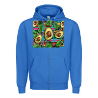 True Royal avacado Zipper Hoodie - BarkalooDesign
