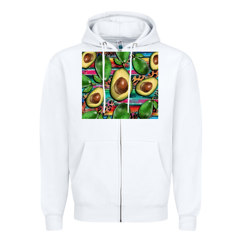 Avacado Zipper Hoodie by BarkalooDesign | Teevron