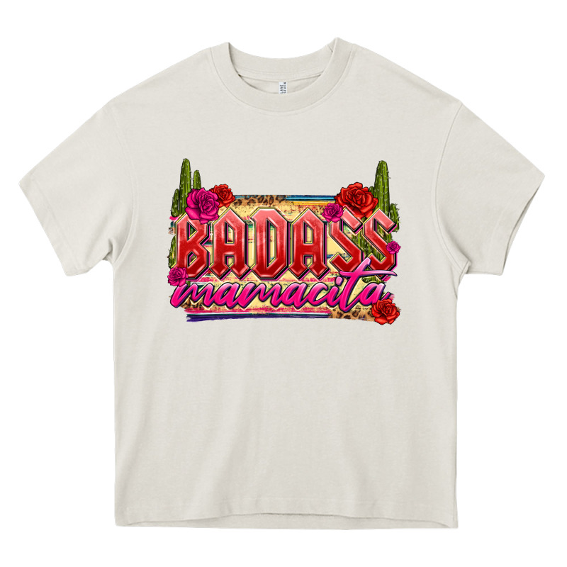 Badass Mamacita Heavy Core Tee by texasbilliewilder | Teevron