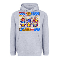 Heather Grey American gnomes Heavyweight Hoodie - AdoDesignShop