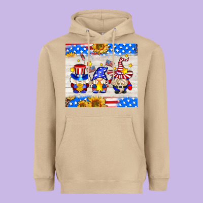 American Gnomes Heavyweight Hoodie Designed By Adodesignshop
