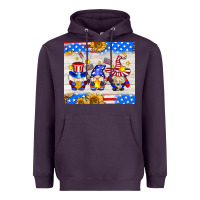 Plum American gnomes Heavyweight Hoodie - AdoDesignShop