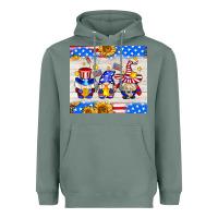 Sage American gnomes Heavyweight Hoodie - AdoDesignShop