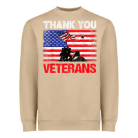 Mushroom thank you veterans service patriot veteran day american flag t shirt Heavyweight Sweatshirt - maiPhamDesign
