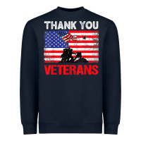 Navy thank you veterans service patriot veteran day american flag t shirt Heavyweight Sweatshirt - maiPhamDesign