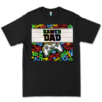 Black gamer dad Premium Tee - TumblerDesignByShophia
