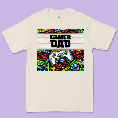 Gamer Dad Premium Tee Designed By Tumblerdesignbyshophia