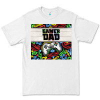 White gamer dad Premium Tee - TumblerDesignByShophia
