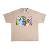 French Oak Love Nurse Easter Urban Heavy Tee - OliviaCreatesArt