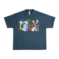 Midnight Navy Love Nurse Easter Urban Heavy Tee - OliviaCreatesArt