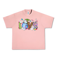 Salmon Love Nurse Easter Urban Heavy Tee - OliviaCreatesArt