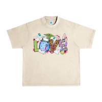 Sandshell Love Nurse Easter Urban Heavy Tee - OliviaCreatesArt