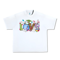White Love Nurse Easter Urban Heavy Tee - OliviaCreatesArt