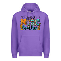Purple music teacher Premium Hoodie - RanaPortraitStore
