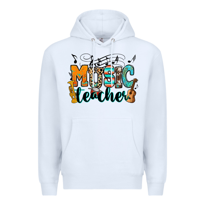 Music Teacher Premium Hoodie by RanaPortraitStore | Teevron