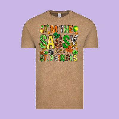 I'm The Sassy One St. Patrick's Vintage Tee Designed By Howdyjamesfarm
