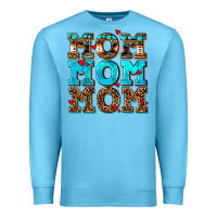 Ocean Blue mom mom mom Premium Sweatshirt - AdoDesignShop