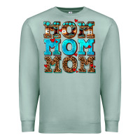Seafoam mom mom mom Premium Sweatshirt - AdoDesignShop