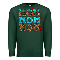 Sports Green mom mom mom Premium Sweatshirt - AdoDesignShop