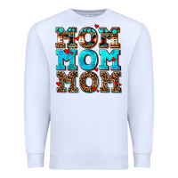 White mom mom mom Premium Sweatshirt - AdoDesignShop