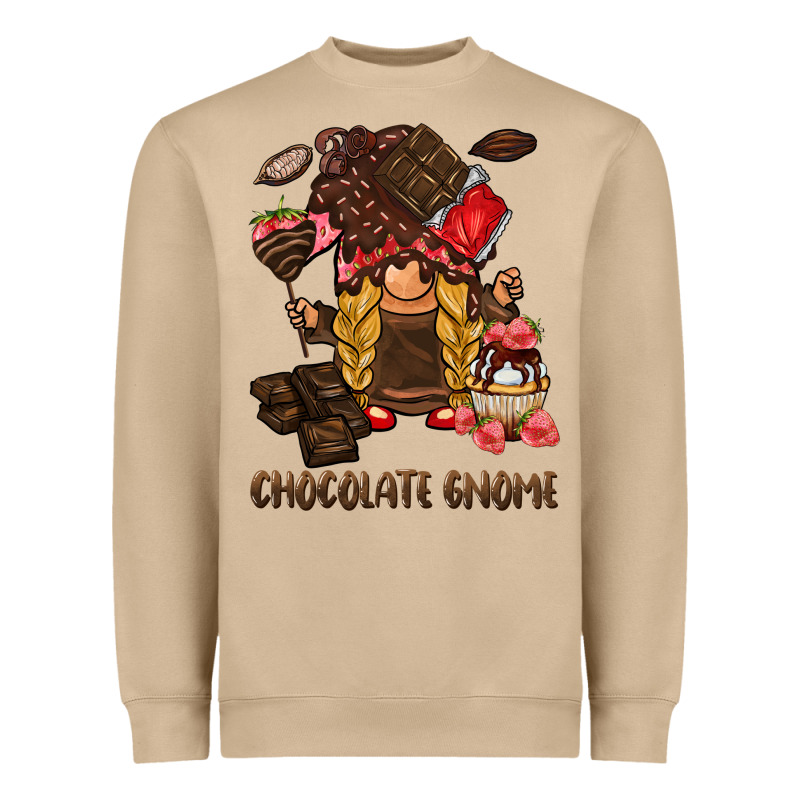 Chocolate Gnome Heavyweight Sweatshirt by BarkalooDesign | Teevron