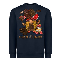 Navy chocolate gnome Heavyweight Sweatshirt - BarkalooDesign