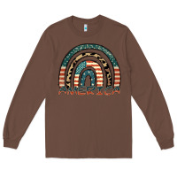 Chestnut America rainbow Long Sleeve Tee - FaDigitalArtStudio