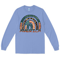 America Rainbow Long Sleeve Tee | Teevron