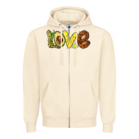 Sandshell love avocado Zipper Hoodie - BarkalooDesign