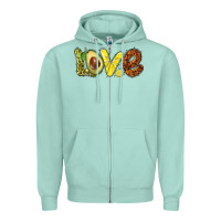 Seafoam love avocado Zipper Hoodie - BarkalooDesign