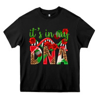 Black It's In My Dna Mexico Heavy Core Tee - texasbilliewilder