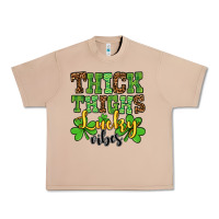 Burro St. Patrick's Thick thighs lucky vibes Urban Heavy Tee - OliviaCreatesArt