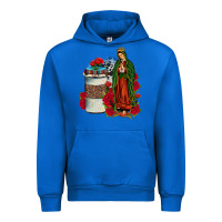 Cobalt our lady of guadalupe coffee Urban Hoodie - JahusDesignShop
